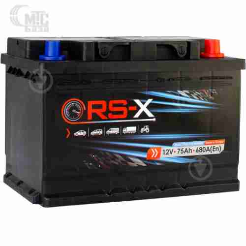 Аккумулятор RS-X 6СТ-75 R  (247666) EN680A 278x175x190 мм